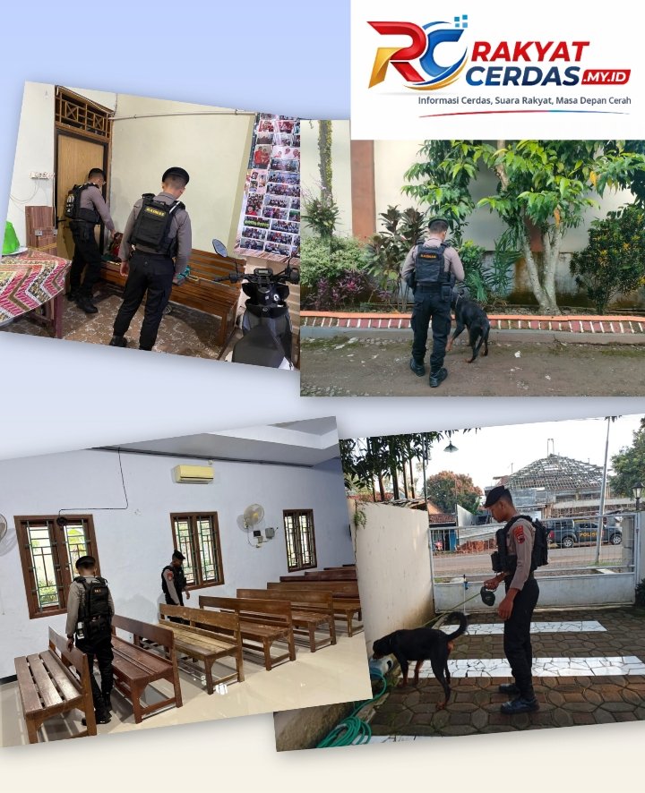 Sterilisasi Gereja Diperketat! Polisi Turunkan K9, Ibadah Jumat Agung di Pekalongan Berlangsung Aman