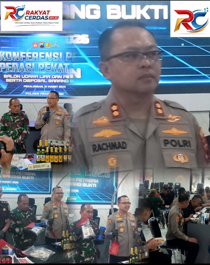 Operasi Pekat 2026, Polres Pekalongan Ungkap 9 Kasus dan 10 Tersangka