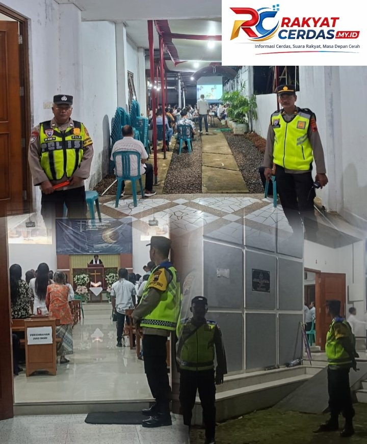 Polres Pekalongan Perketat Pengamanan Ibadah Kamis Putih, Pastikan Umat Nasrani Beribadah Aman dan Khusyuk