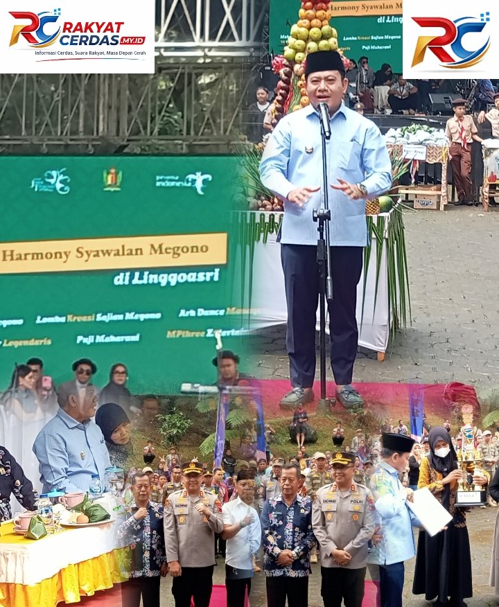 Plt Bupati Sukirman Resmikan Harmoni Syawalan Linggoasri, Ribuan Nasi Megono Dibagikan untuk Warga