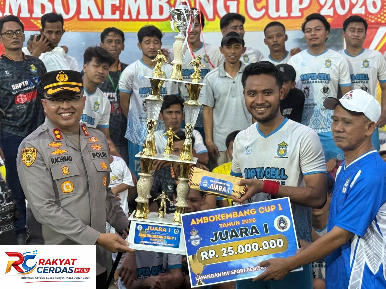 Final Ambokembang Cup I 2026 Meriah, PSPM Lambanggelun Tampil Perkasa Raih Juara