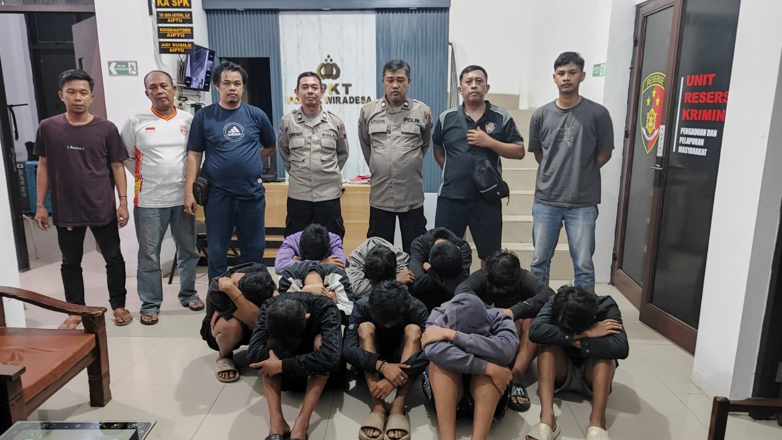 Polsek Wiradesa Gagalkan Tawuran Remaja di Pekuncen, 11 Pelajar Diamankan untuk Pembinaan