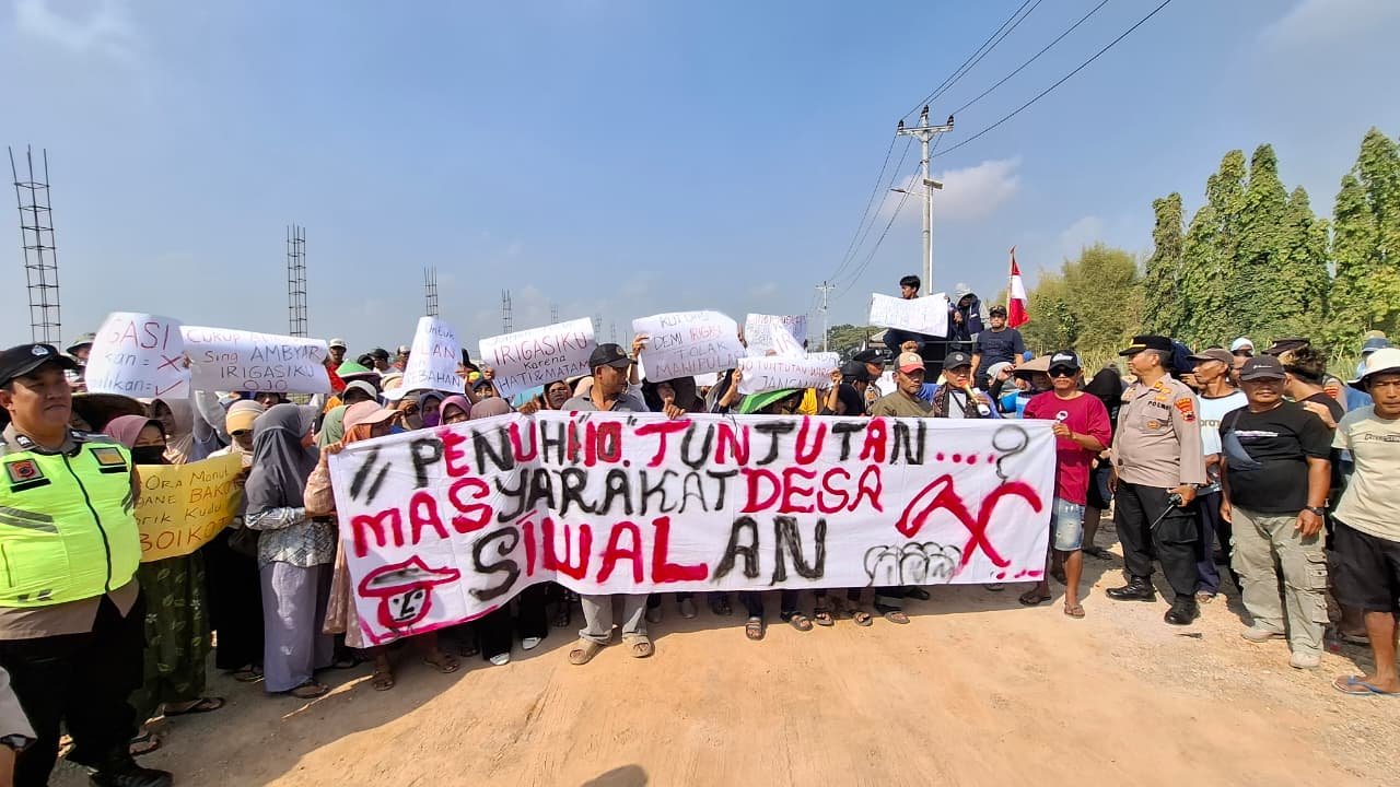 Aspirasi Warga Desa Siwalan Belum Temui Titik Sepakat, Proyek PT Arunika Jaya Textile Dihentikan Sementara