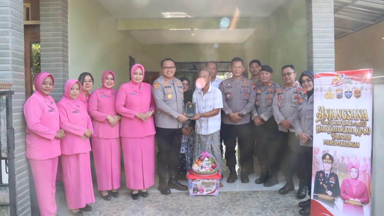 Polres Pekalongan Gelar Anjangsana Hari Bhayangkara ke-80, Perkuat Silaturahmi dengan Purnawirawan dan Keluarga Besar Polri