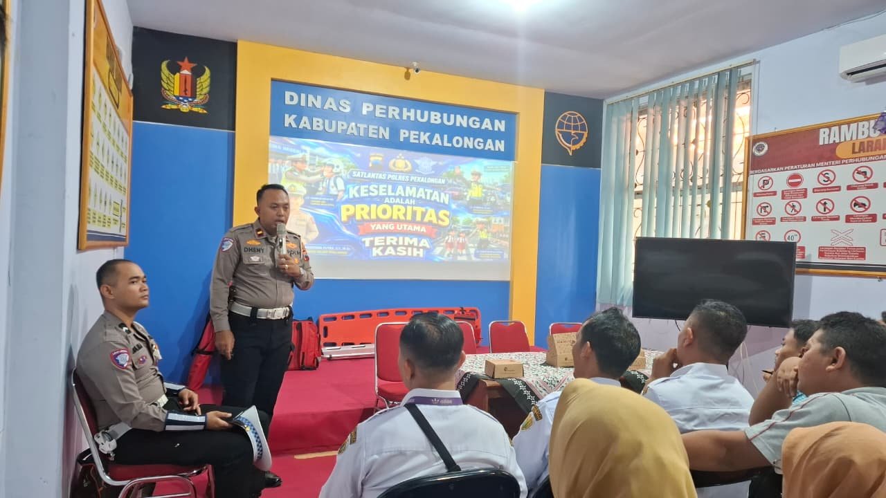 Satlantas Polres Pekalongan dan Dishub Perkuat Budaya Tertib Lalu Lintas di Sekolah Melalui Edukasi Terpadu