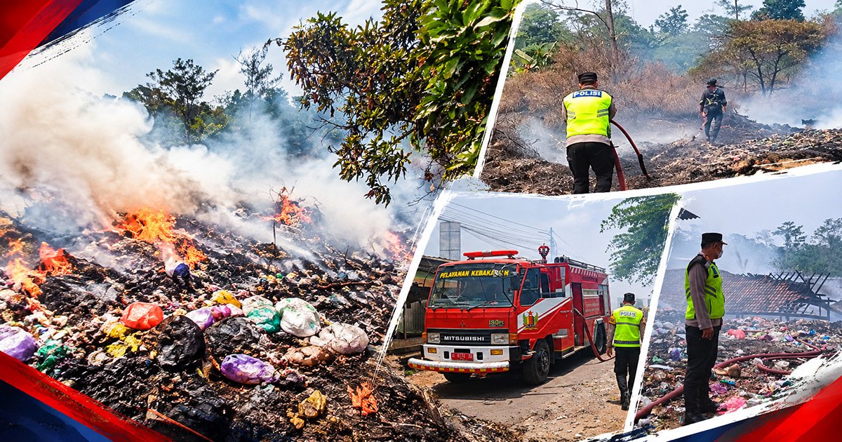 Ketika Sampah “Minta Perhatian”: TPS Terminal Doro Terbakar, Api Padam Setelah Tiga Jam