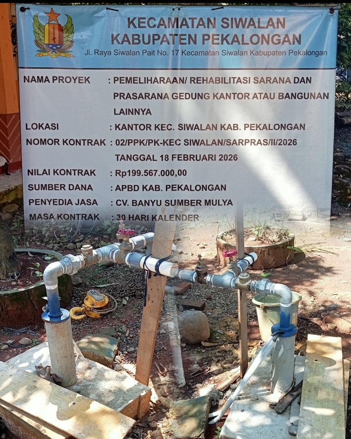 Pengeboran Sumur di Kantor Kecamatan Siwalan Disorot, Air yang Keluar Masih Asin