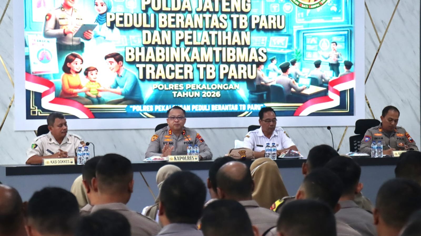 Bhabinkamtibmas Dilatih Jadi Tracer TB Paru, Polres Pekalongan Perkuat Perburuan Kasus Demi Target Eliminasi 2030