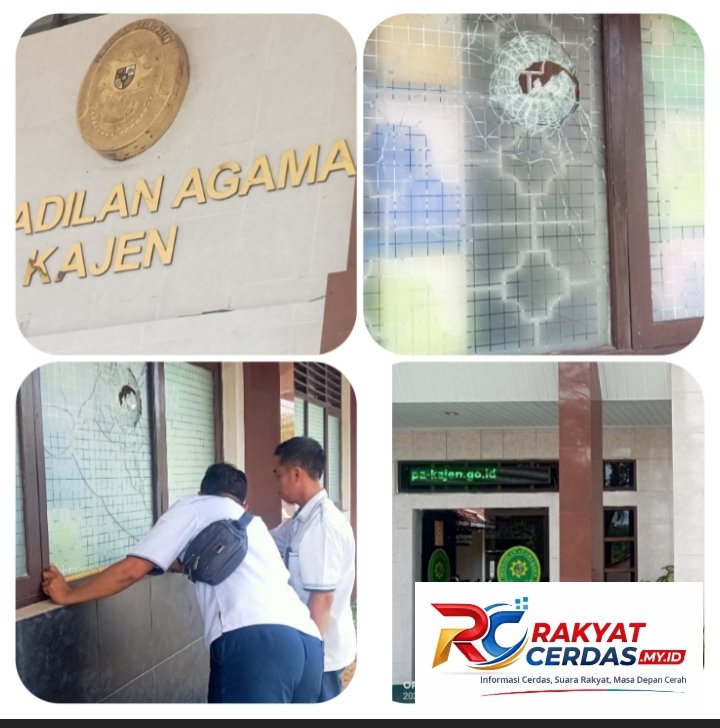 Pria Misterius Pecahkan Kaca Pengadilan Agama Kajen, Ngaku Tak Dilayani Meski Tak Terdaftar