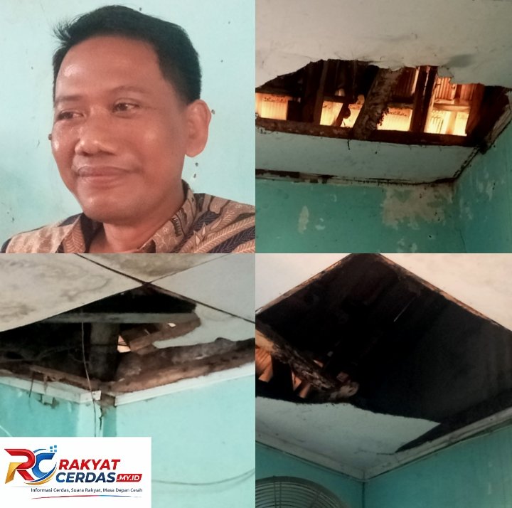 Kantor Desa Rowolaku Butuh Renovasi, Plafon Bolong dan Kayu Rapuh Ganggu Pelayanan Warga