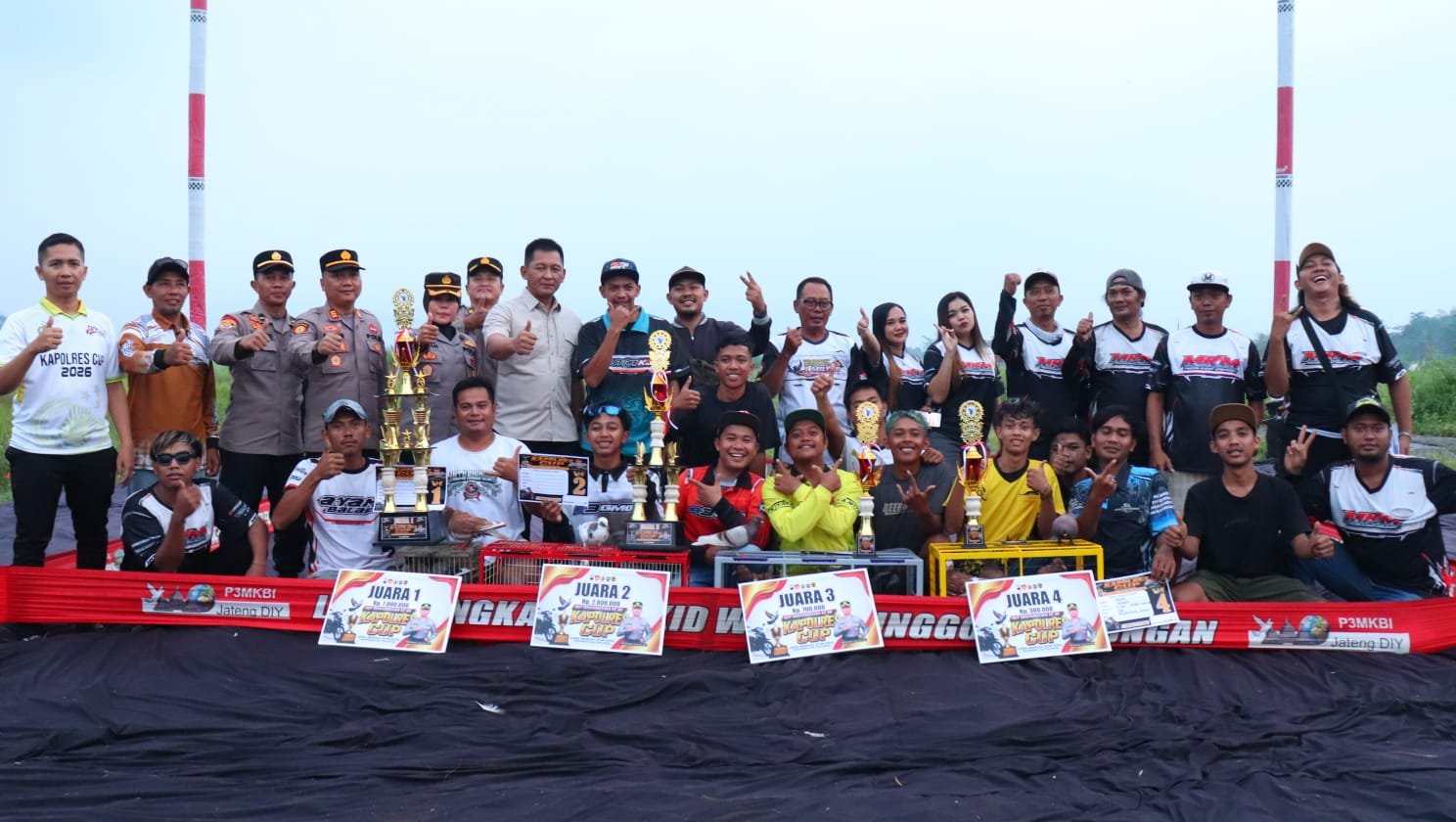 Kapolres Cup 2026 Ditutup, Lomba Merpati Kolong Meriahkan Hari Bhayangkara ke-80 di Pekalongan